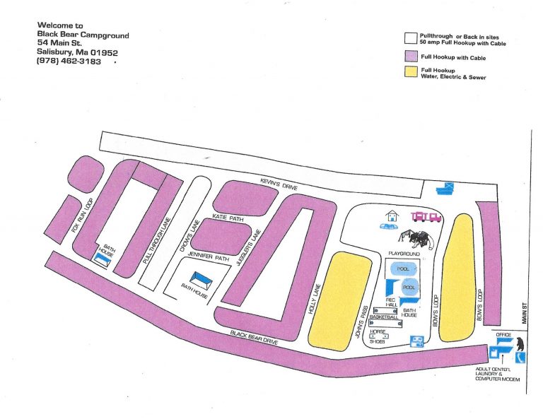 Map – Black Bear Campground